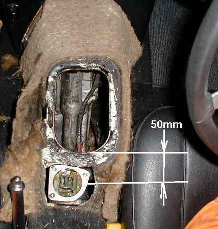 Gear hole top view
